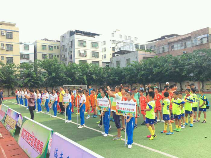 海口市秀英区校园足球赛拉开序幕,2022年海口市青少年足球比赛时间