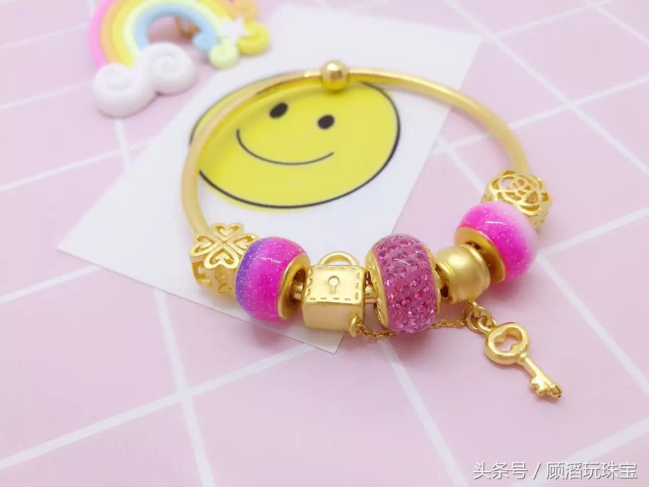 手工款黄金潘多拉手链,黄金款潘多拉手链结实么