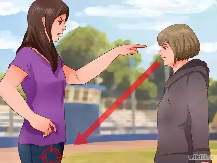 女生打架回合制打法,打女生怎么一招制敌