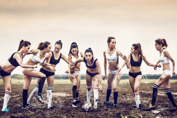 一生献给足球,汗水献给足球