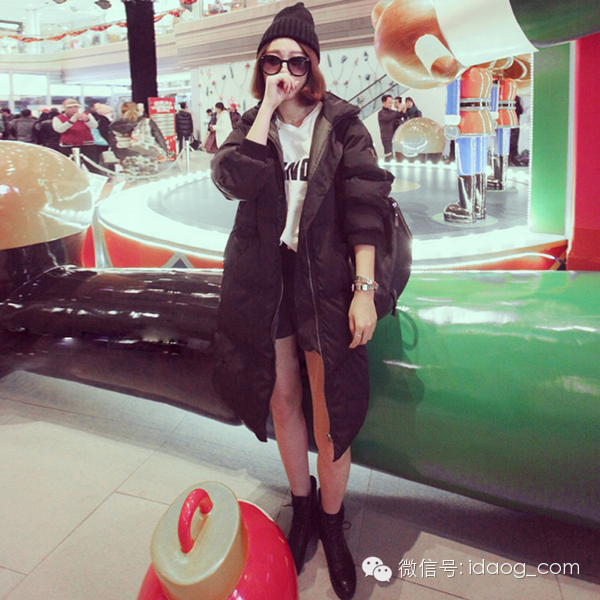 冬季新款韩版时尚年轻减龄棉衣,韩版洋气百搭时尚棉衣