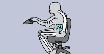 久坐伤身5个办公室瑜伽缓解疲劳,瑜伽排宿便清肠胃