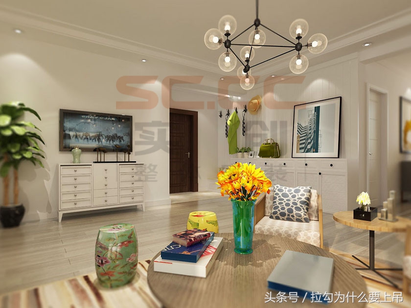 石家庄金鹏花苑旧房整体翻新变北欧风《遇见斯德哥耳摩》