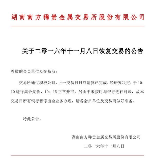 今日稀有金属行情最新消息,南方稀贵金属交易