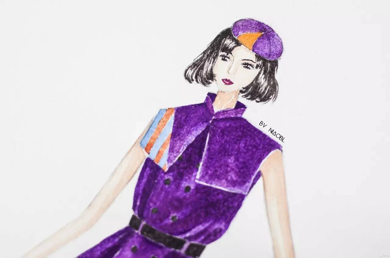 手绘简约风效果图,特别惊艳的手绘图成品