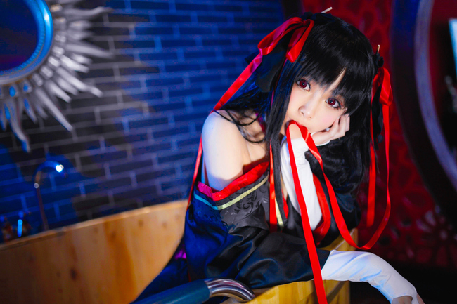 机巧少女cos图片,cos正片双人动作花怜