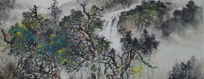 水墨山水画欣赏大全,水墨山水画欣赏贾又福