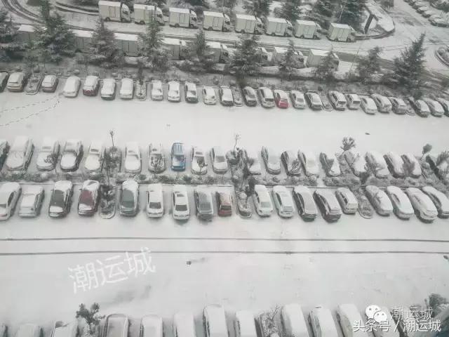 运城雪景有多美,山西省运城市第一场雪