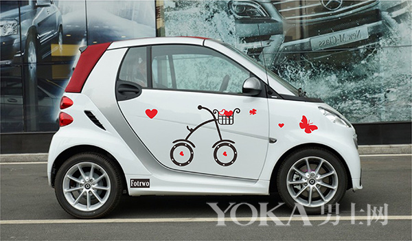 汽车独一无二的车贴,想要爱车与众不同