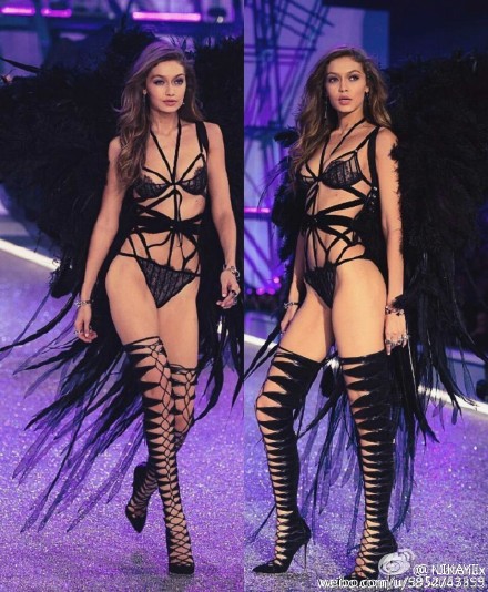 没看现场不要紧！用海量美图告诉你今年维密秀长腿美胸都这样玩