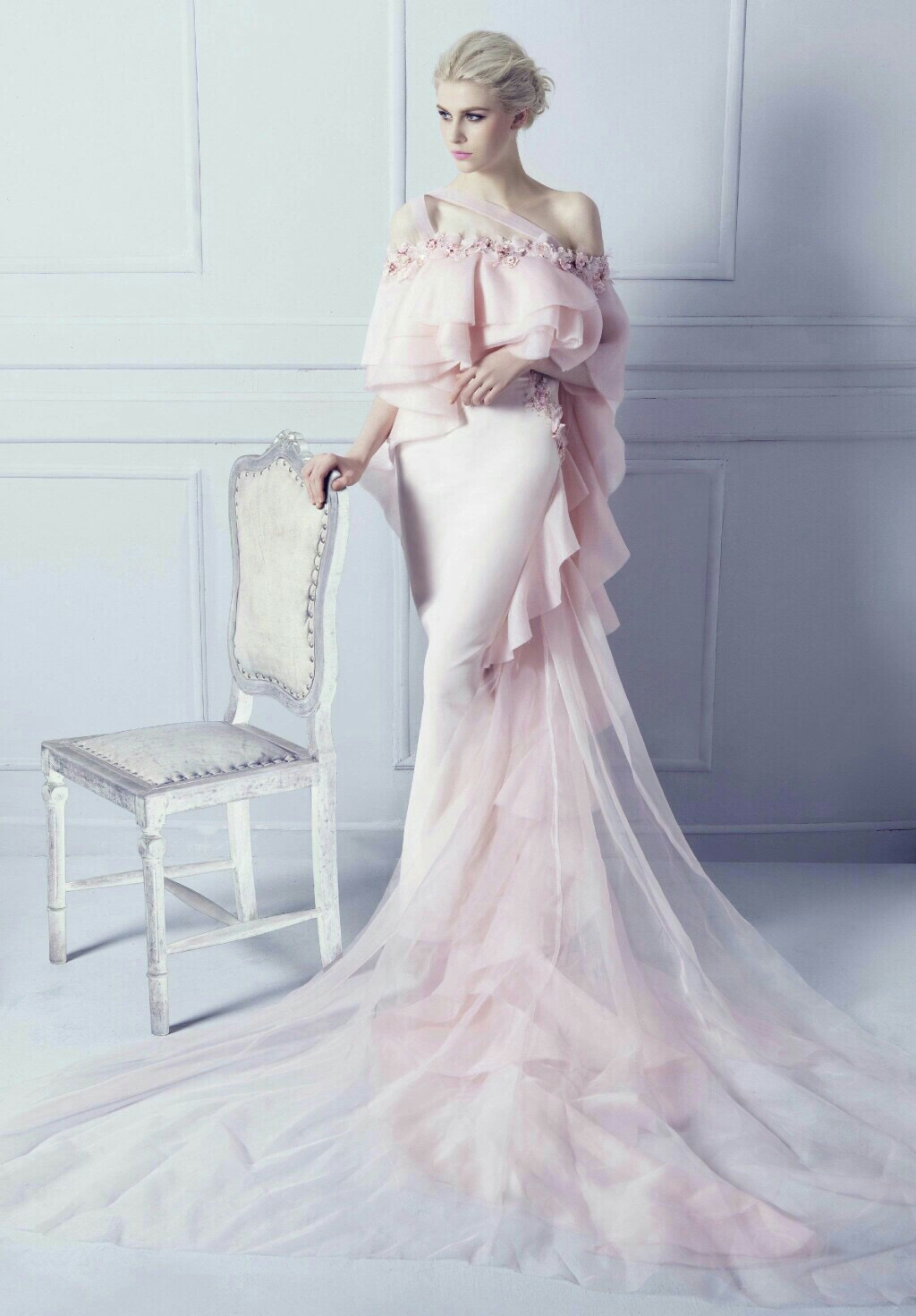 兰玉婚纱照,兰玉设计的明星婚纱