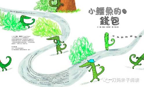 幼儿园小鳄鱼的钱包绘本故事,危险的小鳄鱼绘本