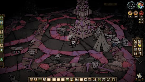 饥荒联机版洞穴远古科技塔在哪,饥荒联机版洞穴远古科技魔光护符