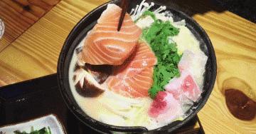 板桥路上藏着杭城独一份的“三文鱼美白锅”，竟是神户女孩天天喝的“美人骨汤”！