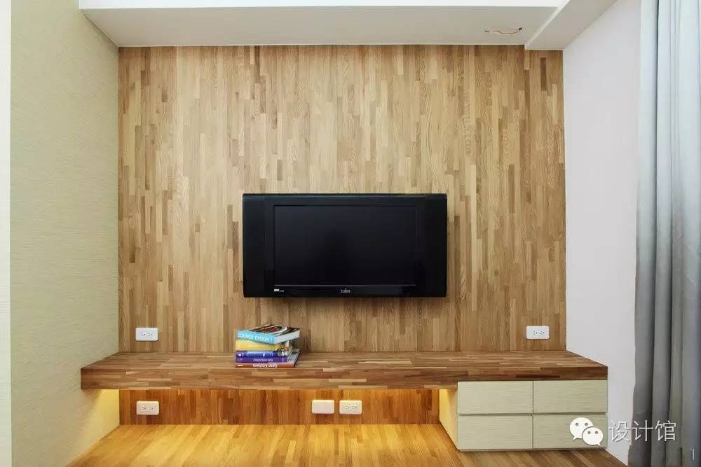 自己动手做木头电视背景墙,用木板做电视墙和电视柜
