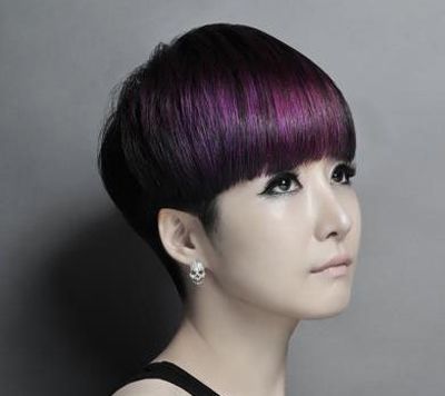 女生短发直发发型图片,9款帅气的女生短发直发发型