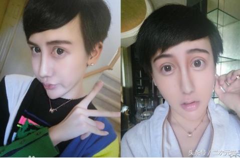 网红蛇精脸好看,很夸张的蛇精网红脸