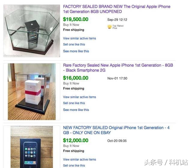 现在售价十万的初代iPhone，实则是开启智能时代的标志物