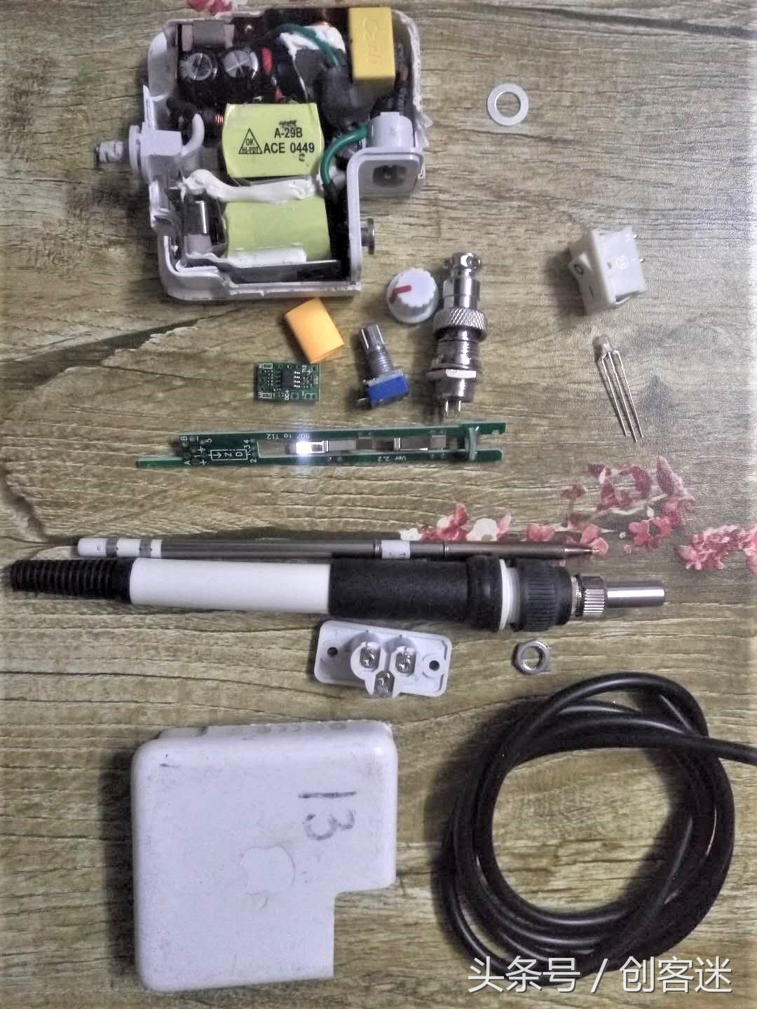 diy白光t12烙铁,diy白光烙铁台