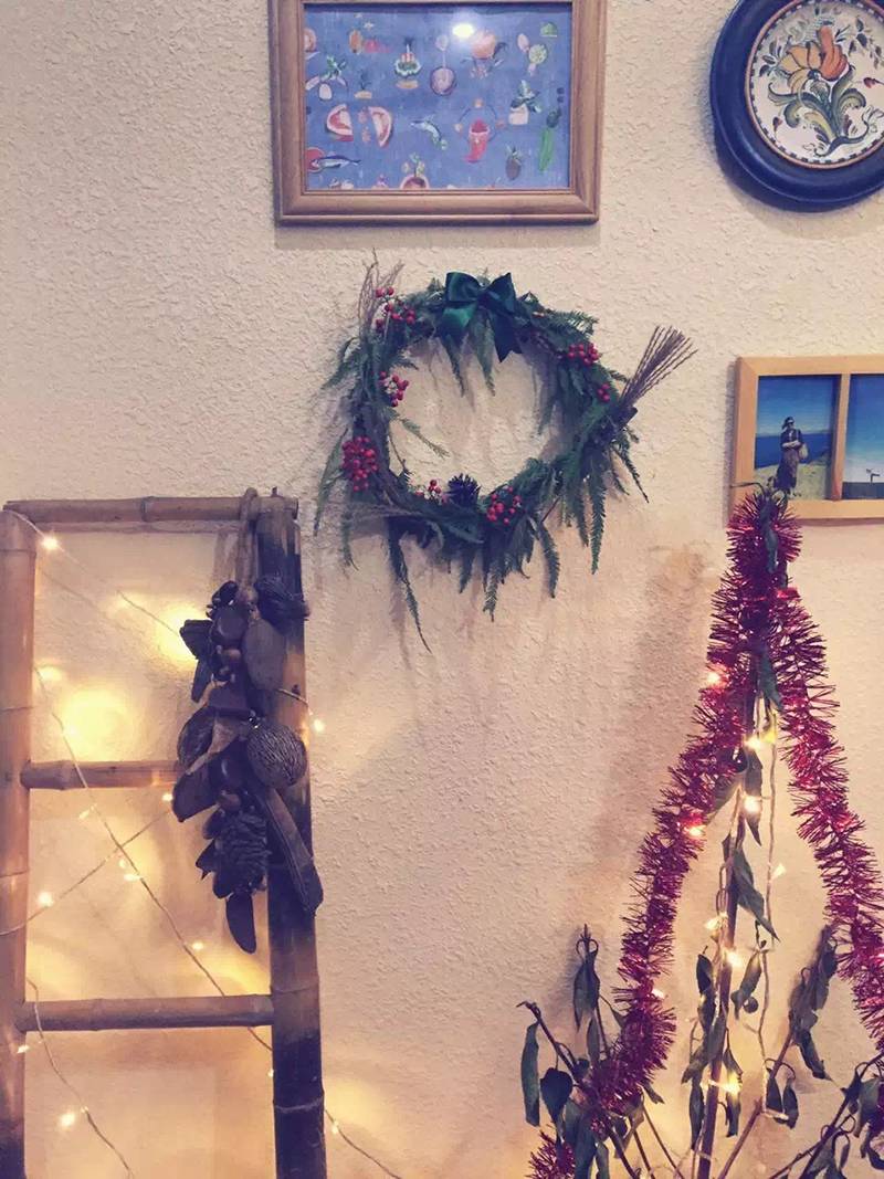 松江张大娘准备这样子过圣诞节