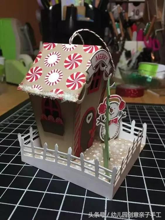 牛奶盒废物利用,特仑苏牛奶盒废物利用做手工吊饰