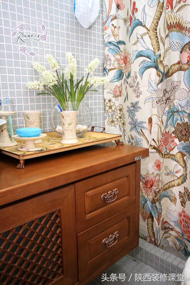 美式简约风硬装软装19万,10万硬装小户型复古风