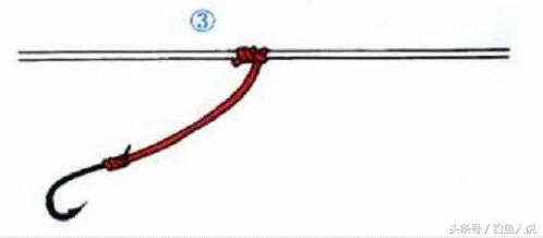 手竿鱼钩的绑法图解,海竿串钩铅坠怎么装图解