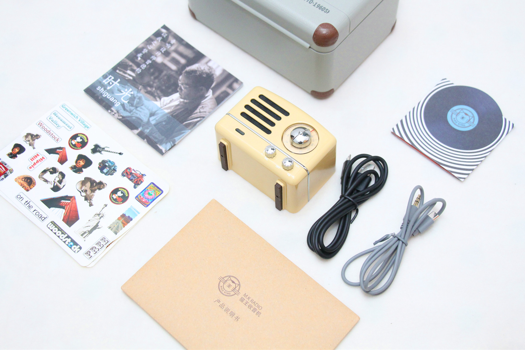 猫王复古收音机胡桃木,猫王小王子otr二手价格