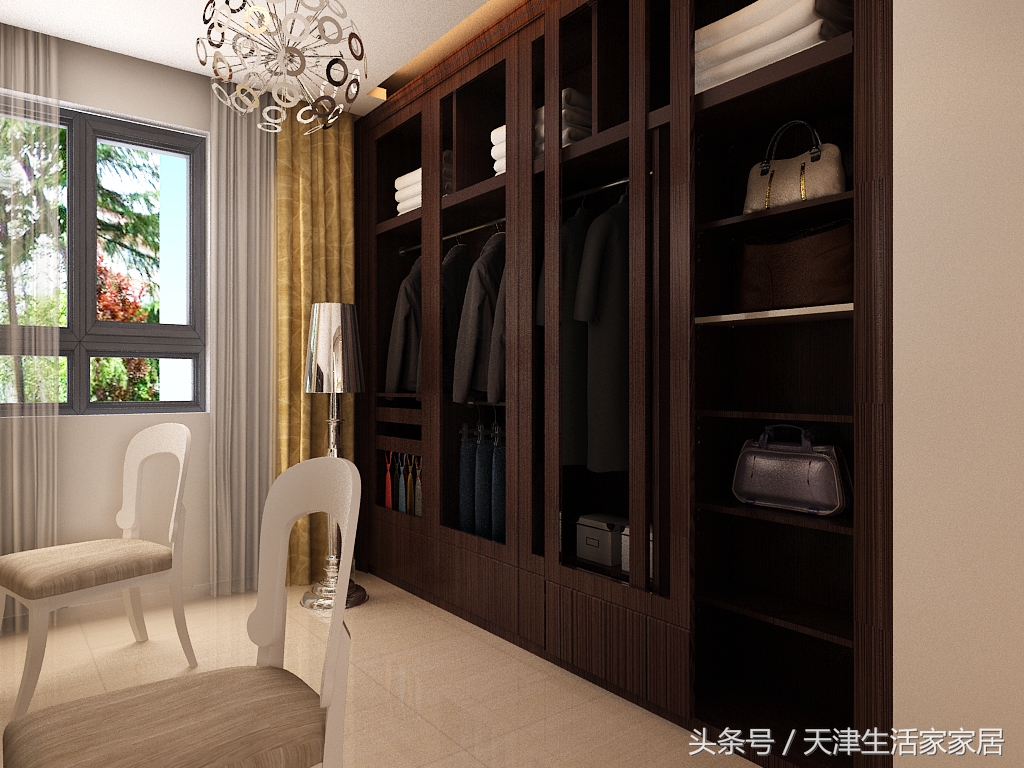 天津生活家装设计,金海岸商品楼147方装修风格