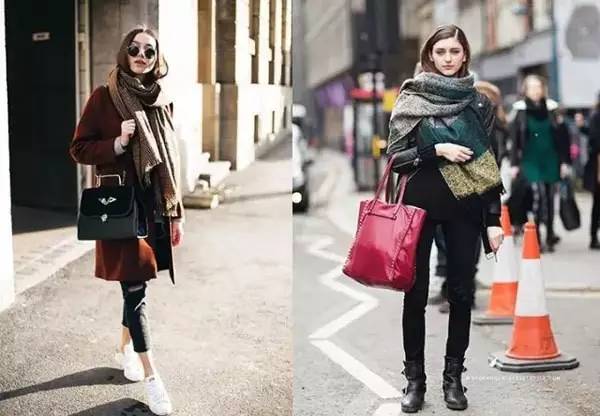 发型跟着风向走,冬天围围巾适合什么发型