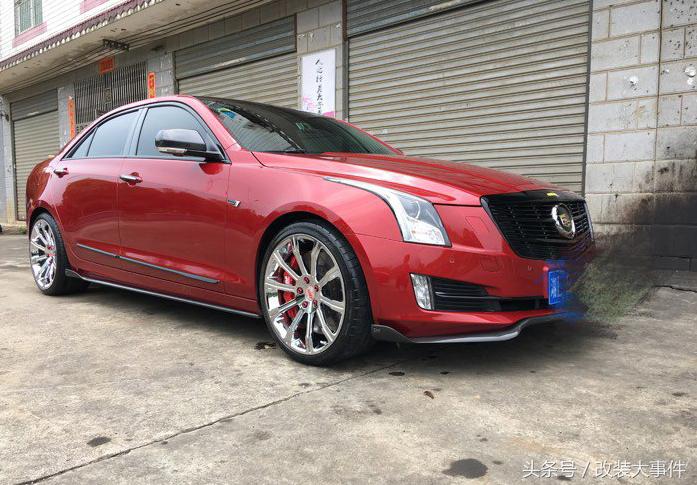 凯迪拉克atsl改装后扰流板,凯迪拉克atsl音响改装案例