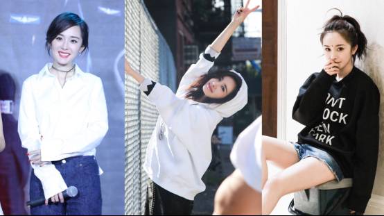 将近32岁的杨幂依旧少女感十足,杨幂晒自拍秀少女感不服输