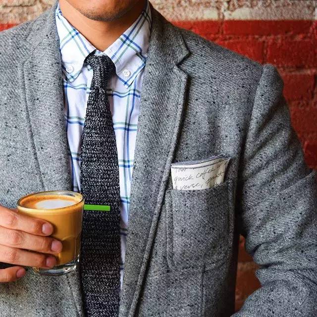 学院风两件套针织领带,时尚针织领带图片大全