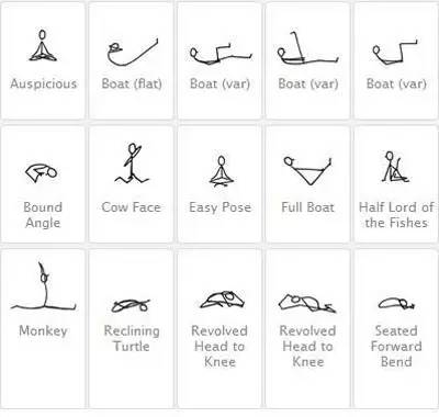 超全瑜伽小人绘画,瑜伽小人绘画技巧视频