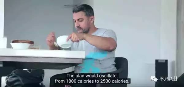 6颗蓝莓吃10分钟，无油无糖无淀粉还不能喝水，男星健身这么拼