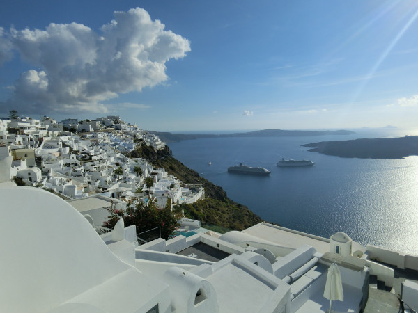 希腊圣托里尼爱琴海蜜月旅行,希腊圣托里尼深度风情之旅