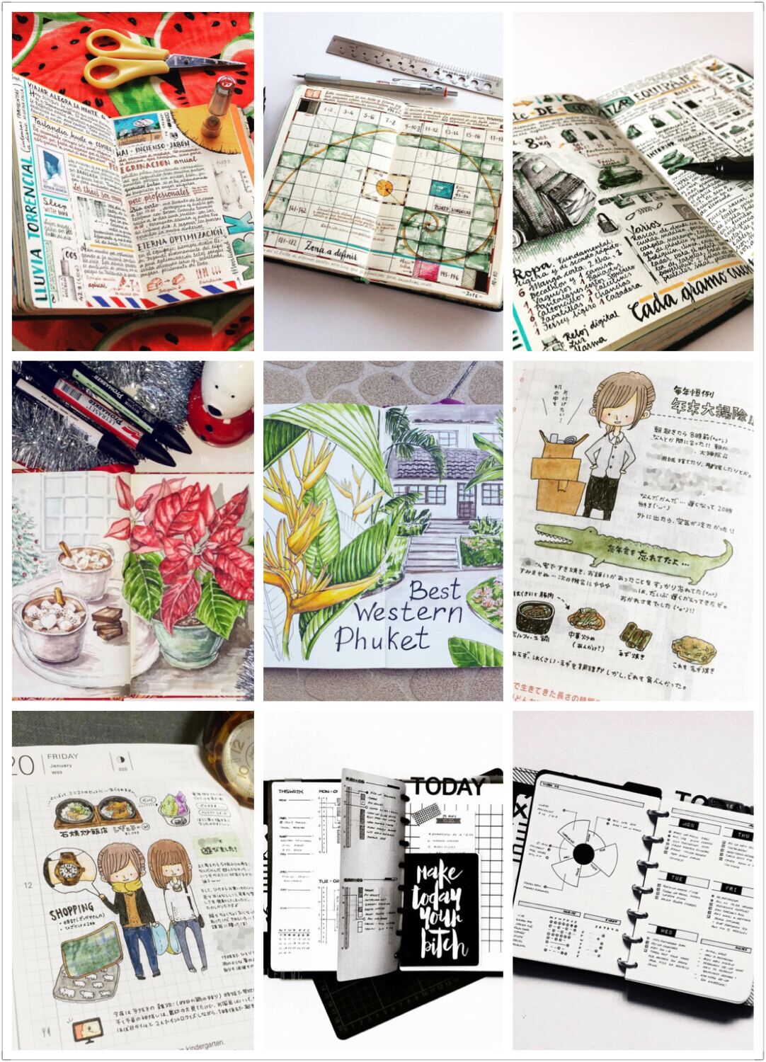 省钱贴：五行缺钱+天生手残，照样打造完美手帐！