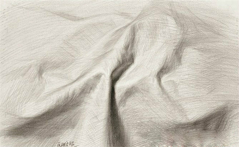 手把手教你画衬布，美术生来学习了