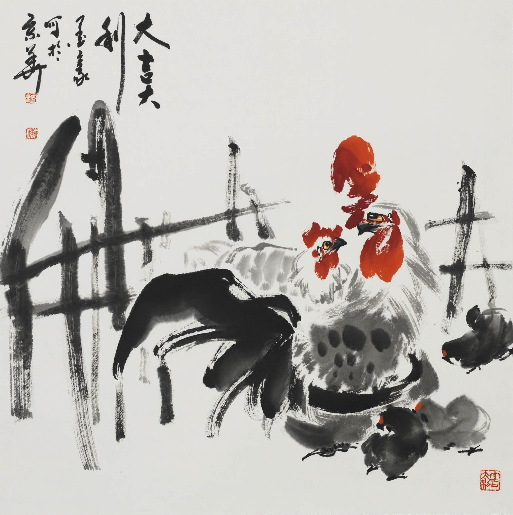 墨豪画鸡最好的画法,墨豪画鸡最新视频