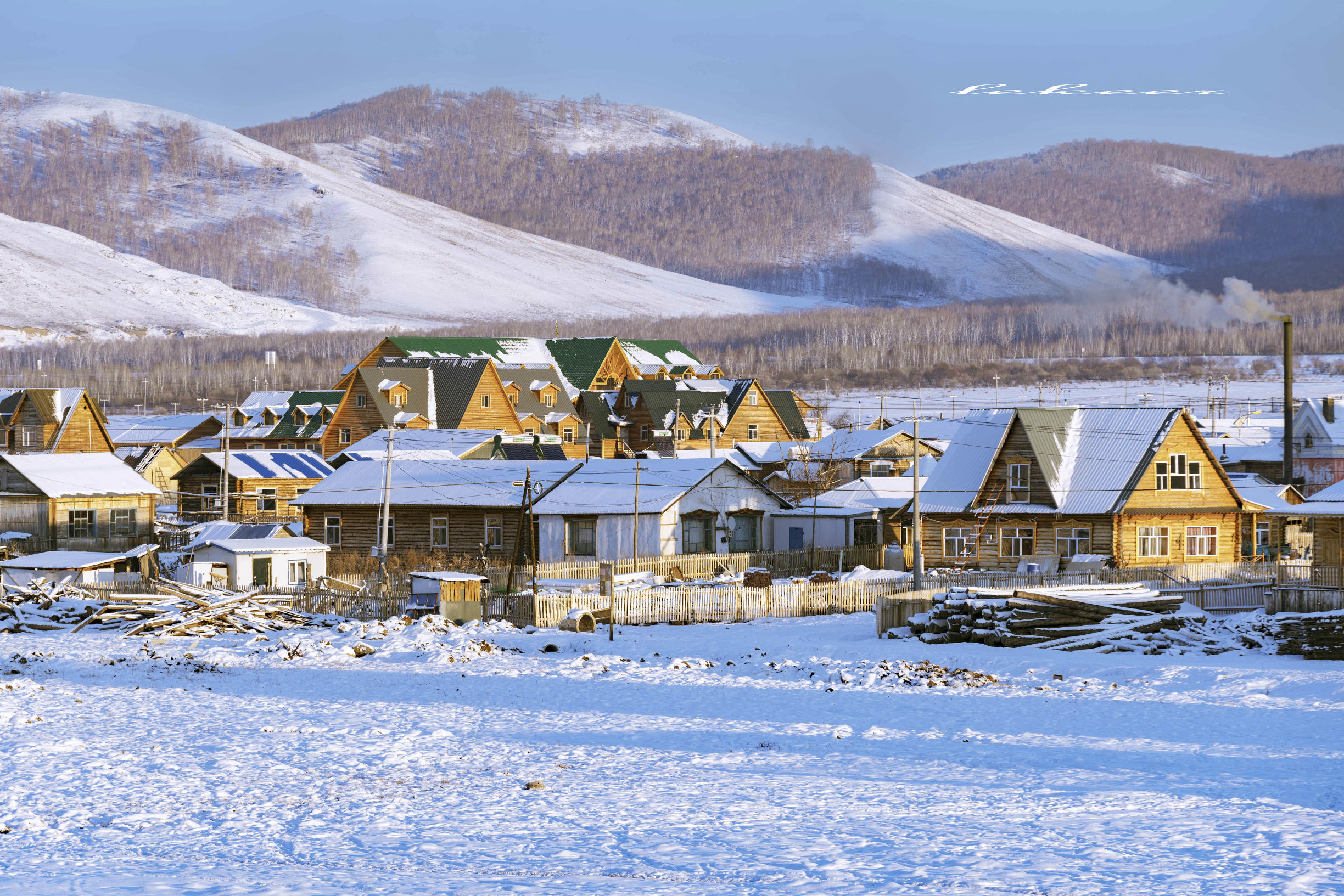 搭眼一看欧洲人一开口居然东北话嘎嘎冷！呵呵，它叫恩和！