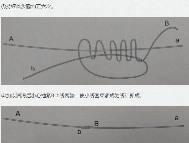 钓鱼人必学绑法,矶钓线组的正确绑法