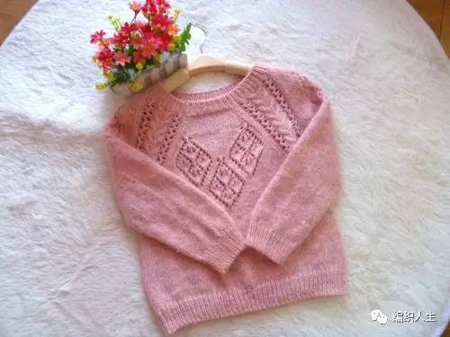 达西妈妈从上往下织毛衣套头衫,男大童套头衫从上往下织图解