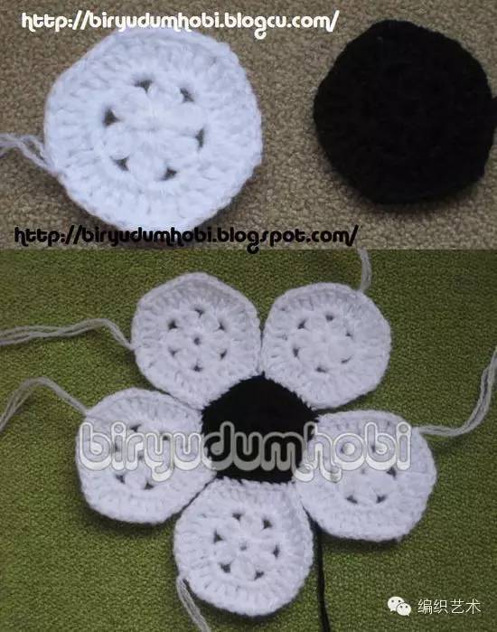 足球帽钩针教程,钩针足球图解教程视频
