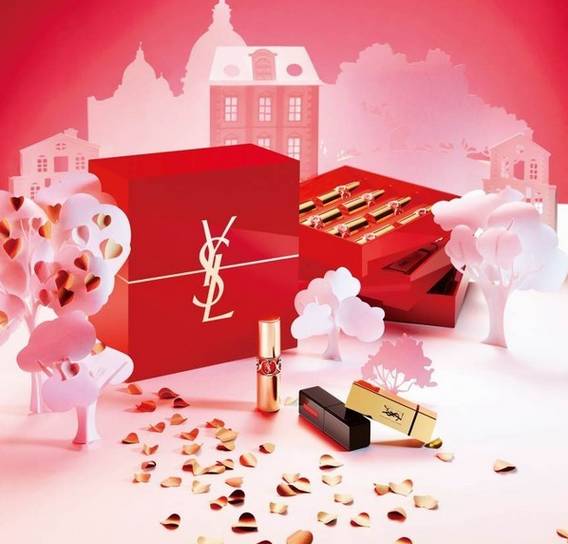 纪梵希情人节限定礼盒试色,2022情人节ysl限定小黑管