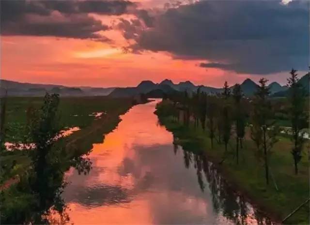 普者黑三生三世十里桃花风景,丘北普者黑十里桃花