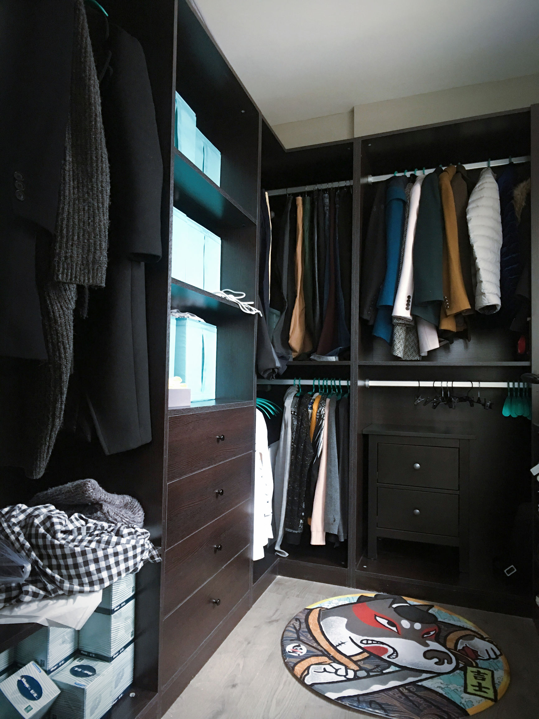 一人住一室挑高房,91平两室一厅一卫一厨装修