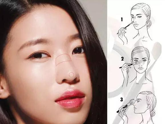 塌塌鼻该如何化妆,又大又塌的鼻子怎么化妆