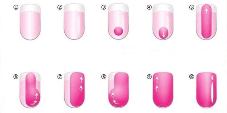 美甲和自己涂指甲油有什么区别,美甲小白也能学会的显白美甲教程