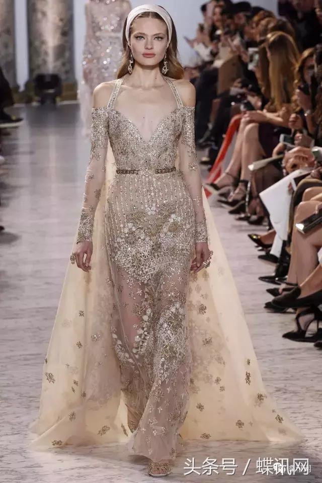 eliesaab2023春夏高定秀,eliesaab巴黎2019高级定制时装周