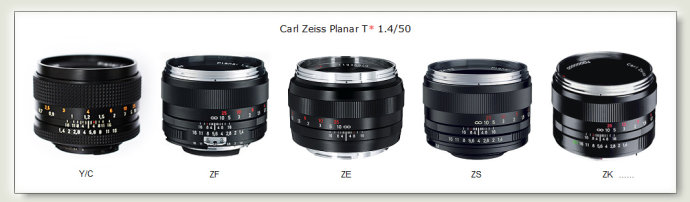 卡尔蔡司经典的50mmf1.4,卡尔蔡司镜片1.56和1.67